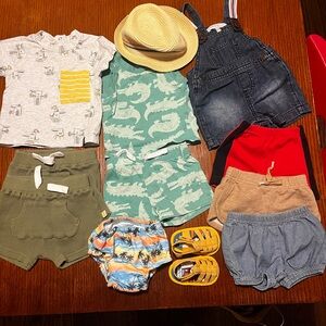 Baby Summer Clothing Lot with Accessories 0-3 months